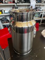 Edelstahl Inox Kanne 20L mit Deckel fest verschliessbar
