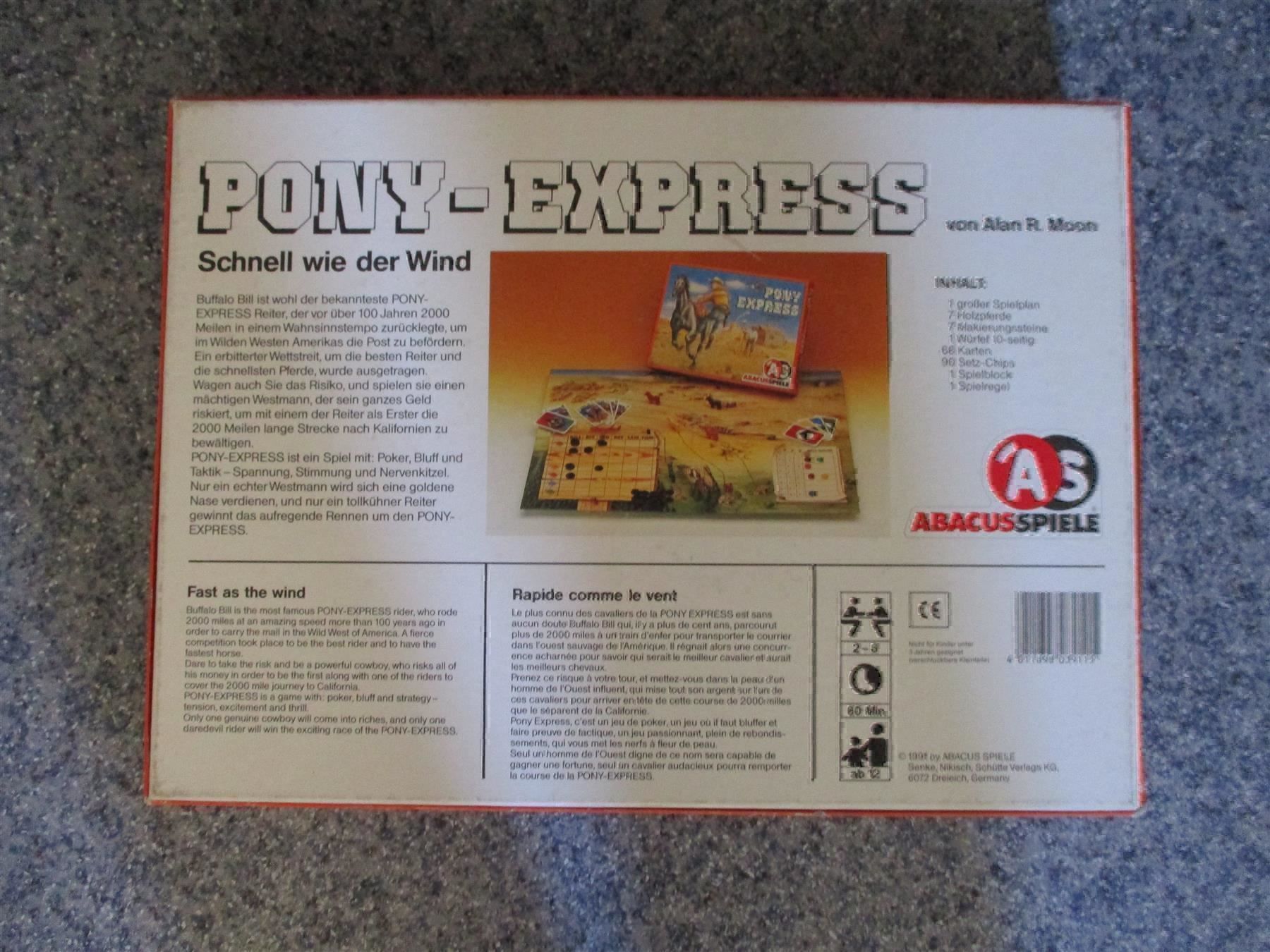 Spielzeuge: Pony Express – Gebraucht aus Liestal von Disc-Point 4