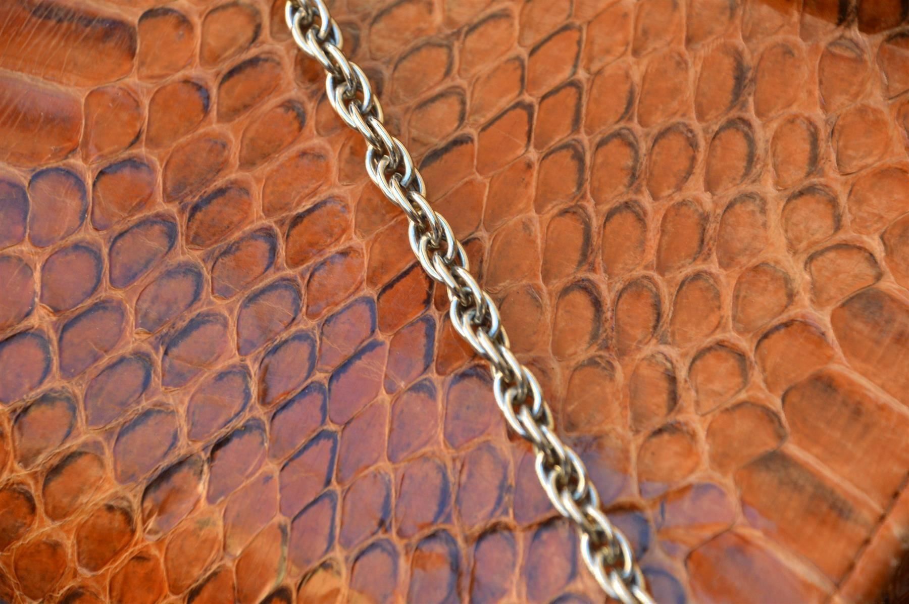 Taschen für Damen: Sac cuir de serpent Tasche Schlangenlede – Gebraucht aus Collonges von Auganien 8