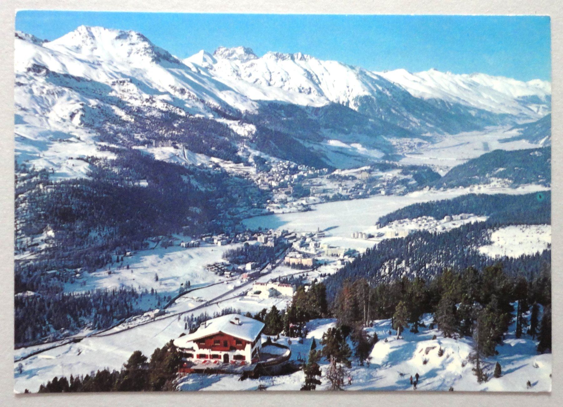 Cartoline postali: St. Moritz, Bergrest. Hahnensee, 2153 m ü.M. – Usato da Fétigny venduto da Billy2miny
