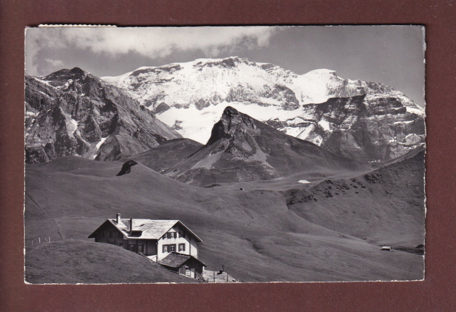 Cartoline postali: HAHNENMOOS-PASS - 1961 – Usato da Pully venduto da nicecards