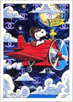 Death NYC Ltd Ed Pop Art Druck " Flying Snoopy & Woodstock