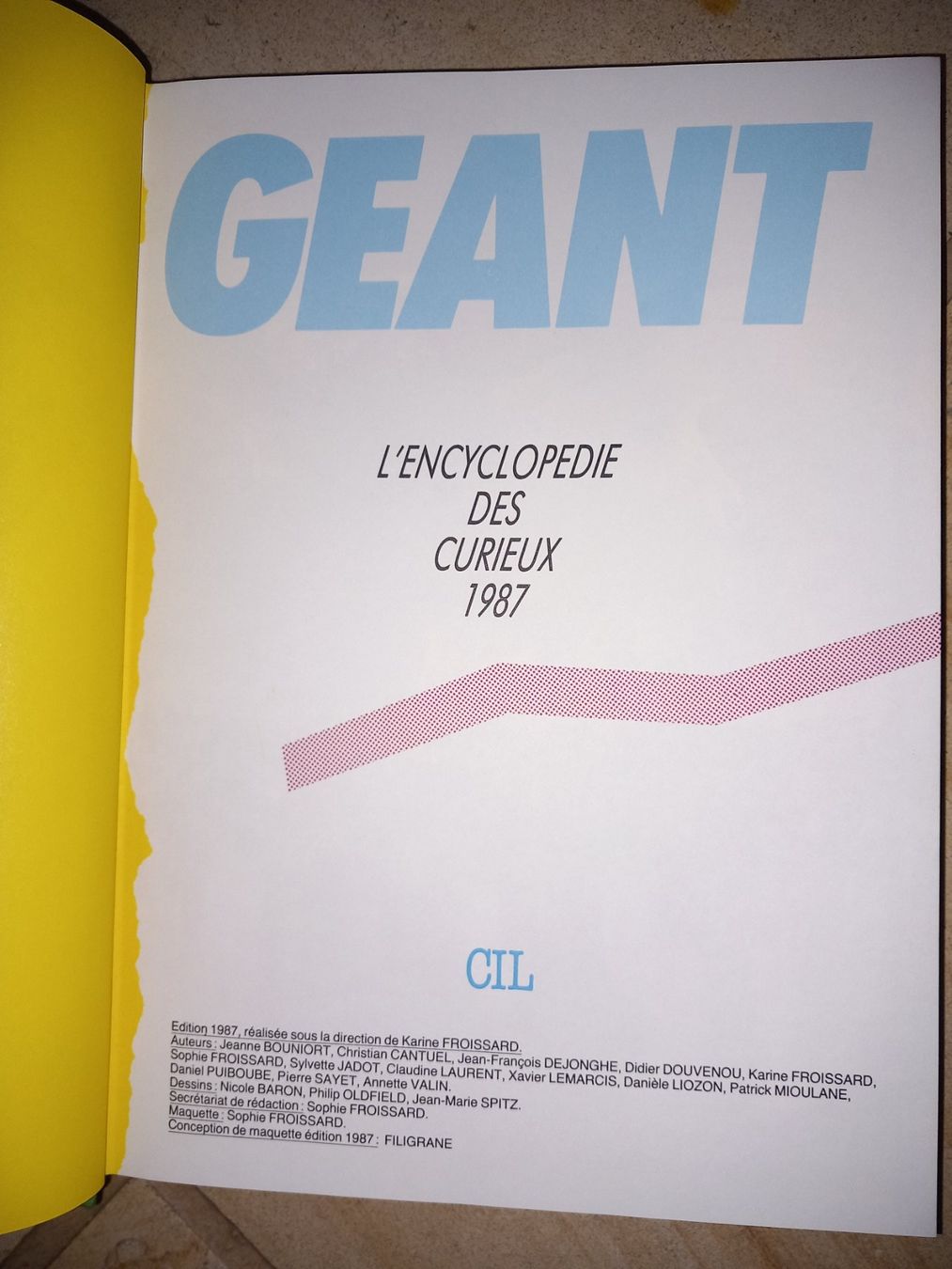 Libri: Géant l'encyclopedie des curieux 1987 – Usato da Le locle venduto da juliensaran 2