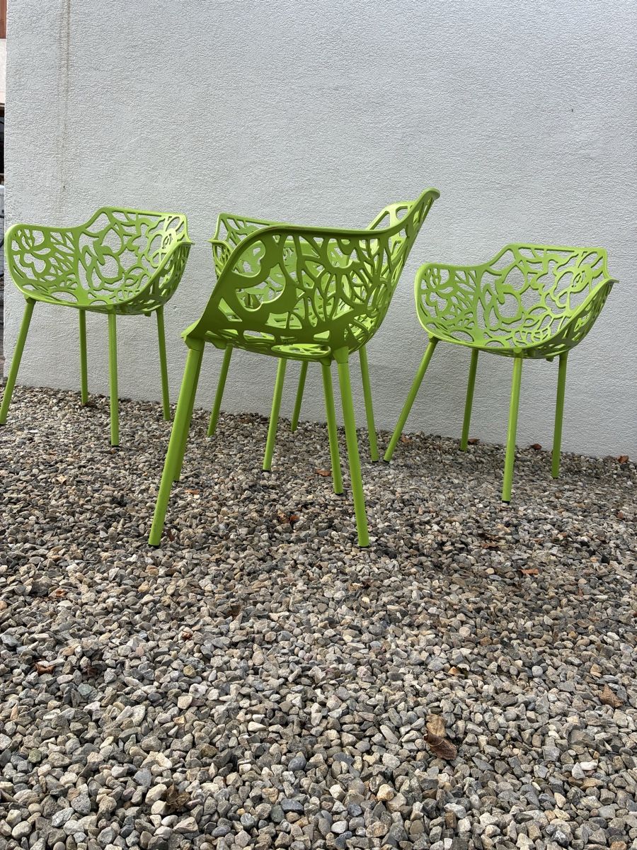 Poltrone: Vier Gartenstühle Sessel Design – Usato da schönenwerd venduto da quartier9 1