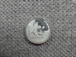 Münze mit Portrait Albert Einstein 1979 Fr. 5.-