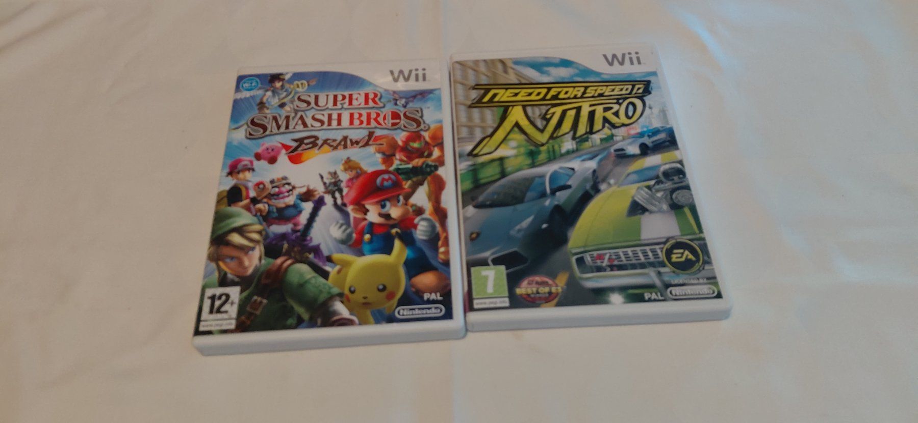 Spiele: Super Smash Bros / Need For Speed Nitro Wii – Gebraucht aus Gretzenbach von Uli1980