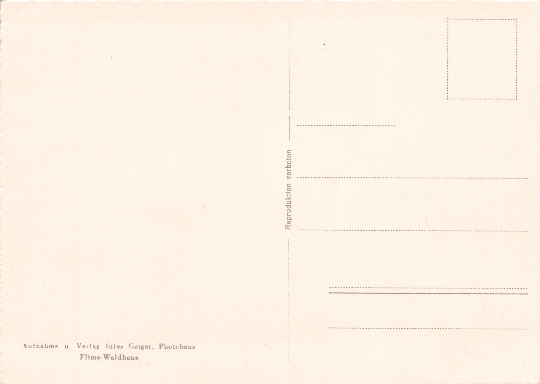 Cartoline postali: Flims GR // ca. 1950 Postauto Waldhaus Post Schlosshotel – Usato da Basel venduto da intermezzo12 1