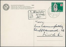 1957 - Pro Patria - Bundesfeierkarte - 1. August