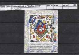 2000 Gedenkblock, "NABA 2000 - Block II", ** postfrisch