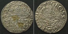 POLEN Groschen 1627, Bromberg, SIGISMUND III. Silber vz+!