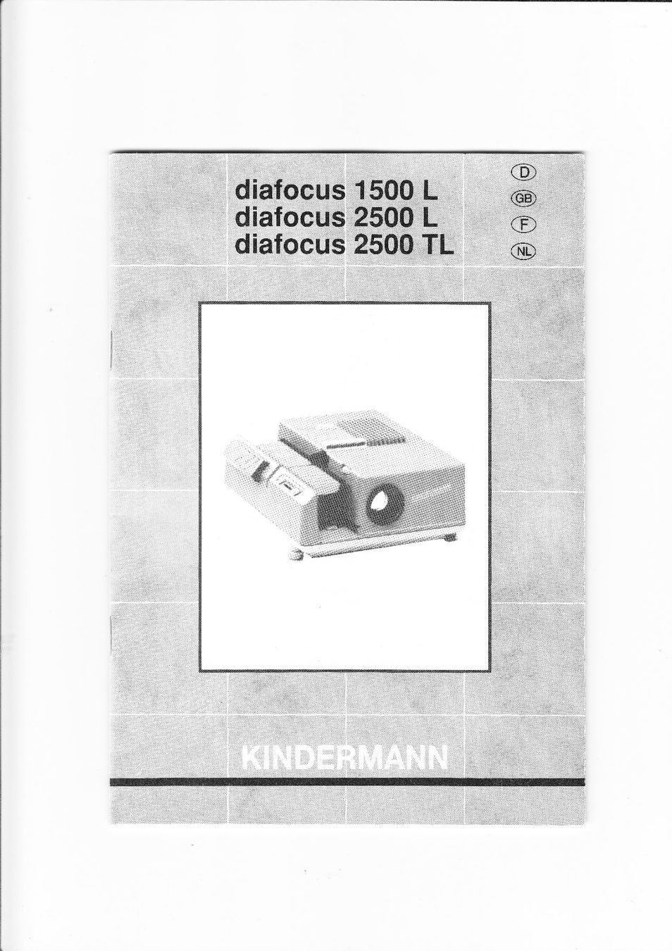Documenti: Bedienungsanleitung zu Kindermann Diafocus 2500 – Usato da Widen venduto da rist2