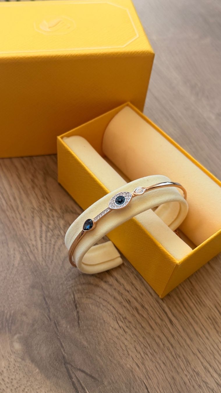 Swarovski Bracciali & Braccialetti: Swarovski Symbolica Bangle Evil Eye Armband – Usato da Chézard-St-Martin venduto da nel_269s 2