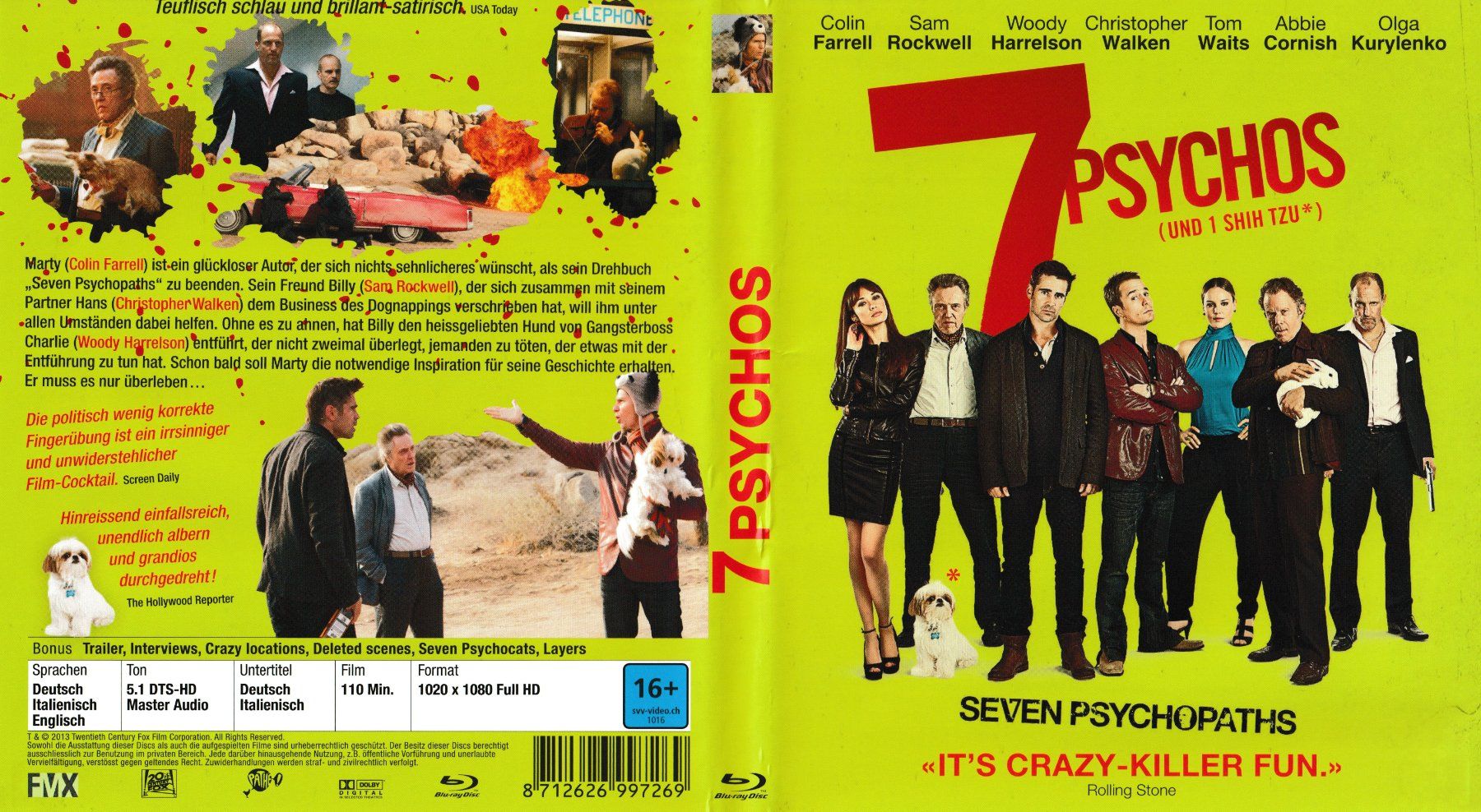 Tutti i DVDs: Blu-Ray - 7 Psychos – Usato da Langnau am Albis venduto da MediaRescuerKeLoX
