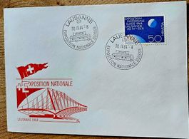 EXPO 64 - lettre spéciale illustrée par PEN