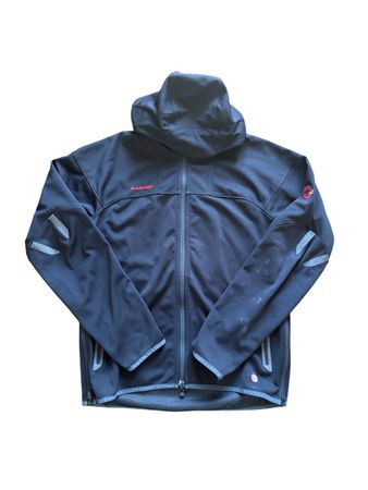 Veste Mammut softshell capuche taille L noire