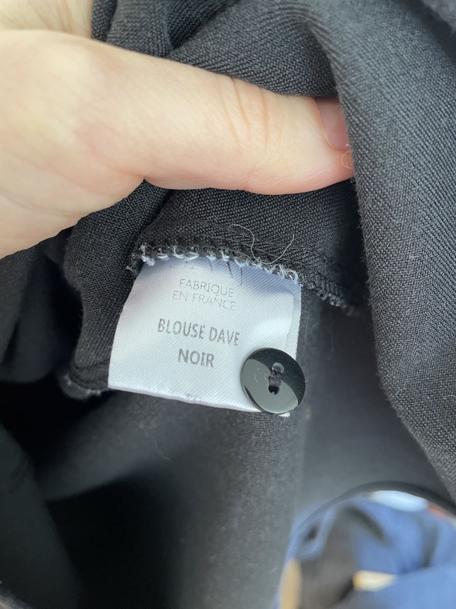 Maglioni & Felpe: SAAJ | Pullover | Gr. T0 | schwarz mit speziellem Kragen – Usato da Zürich venduto da samira12382 3