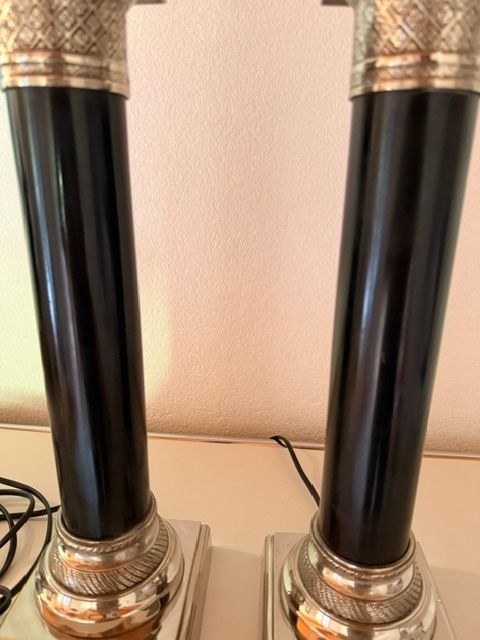 Lampen: Tischlampen silber/schwarz – Gebraucht aus Heiden von miriamj 5
