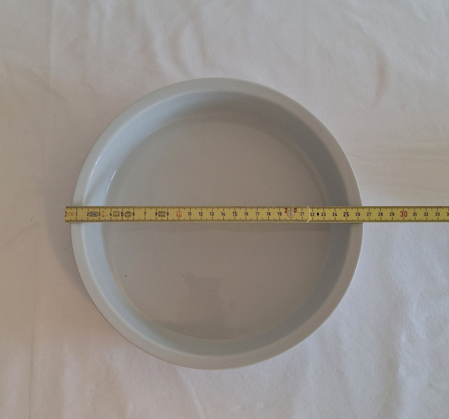 Sottobicchieri: 2 Keramik Blumenuntersetzer 26 cm weiss – Nuovo (secondo la descrizione) da Bergdietikon venduto da Zozo 3