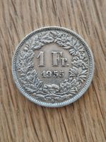 1 Franken 1955 - selten - Aufl. 0.2 Mio. - ab Fr. 1.--!