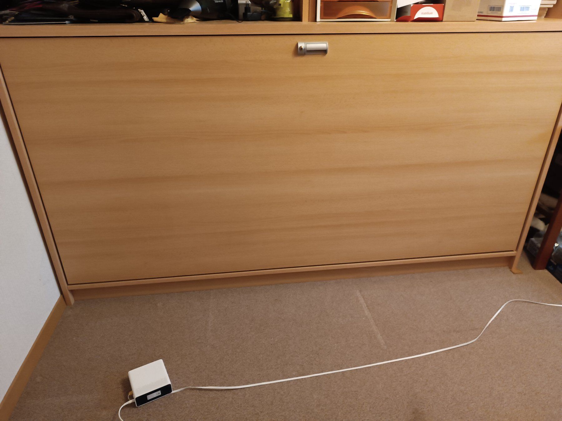 Letti: Wandklappbett horizontal mit Flex 90×200 Front Buche – Nuovo (secondo la descrizione) da Horn venduto da sonjamenzi