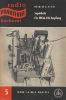 Superhets für UKW-FM-Empfang RPB 5  Radio-Praktiker 1952