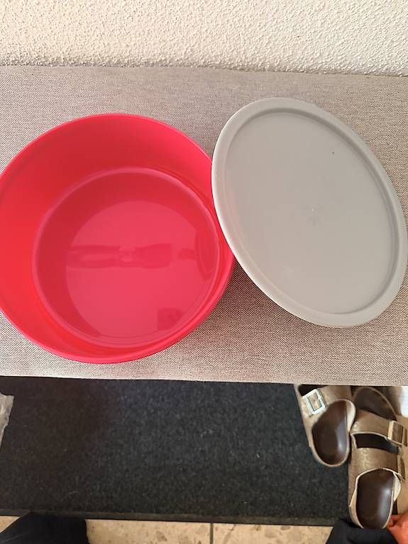 Behälter & Ähnliches: Tupperware ClickPlus / Bingo Vorratsdose pink-grau  neu – Gebraucht aus Bellikon von Schwoscht 2