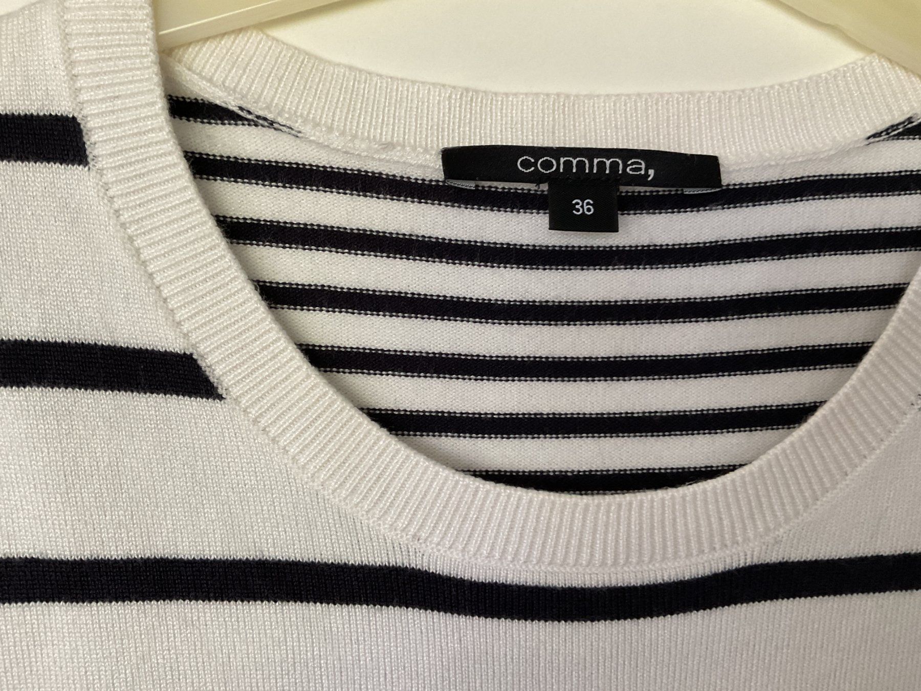 Comma Maglioni & Felpe: comma, - Feinstrick Pullover gestreift - Gr. 36 – Nuovo (secondo la descrizione) da Walchwil venduto da Budy7 1