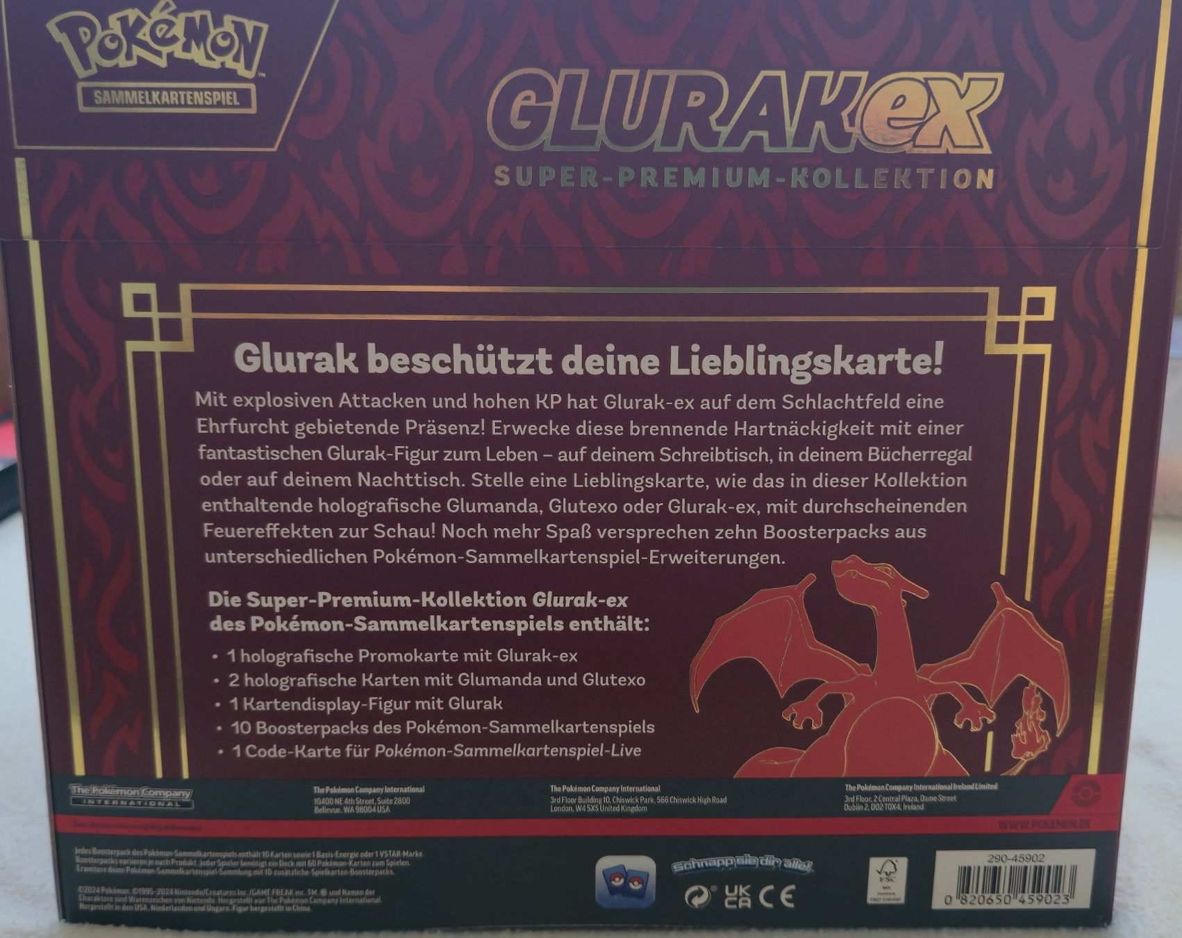 Pokémon Carte collezionabili: Glurak Ex Premium-Kollektion DE – Nuovo e nell'imballaggio originale da Zürich venduto da Enver90 2