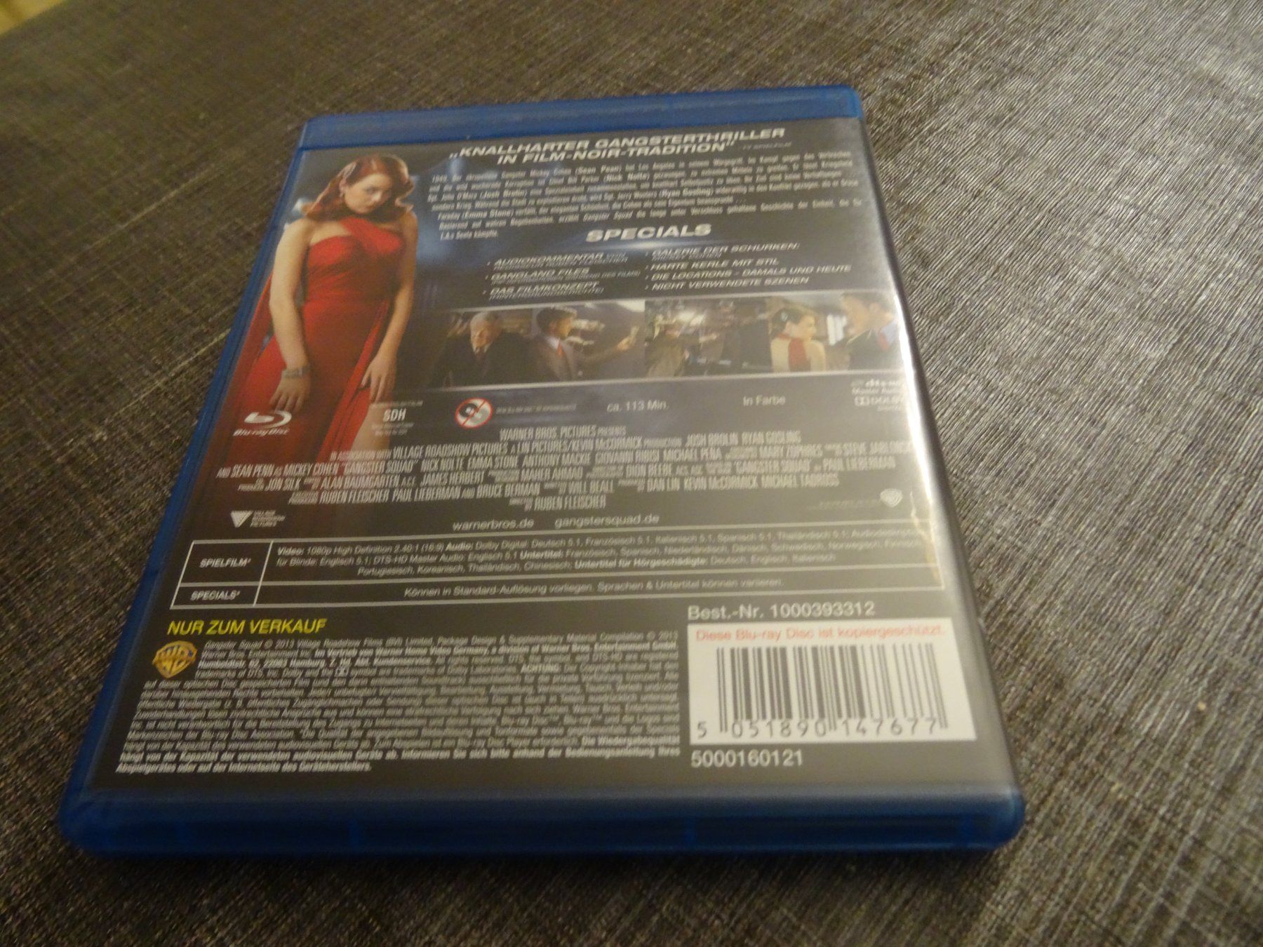 Tutti i DVDs: Gangster Squad BLU-RAY – Usato da Olten venduto da Disc-Verkauf 2