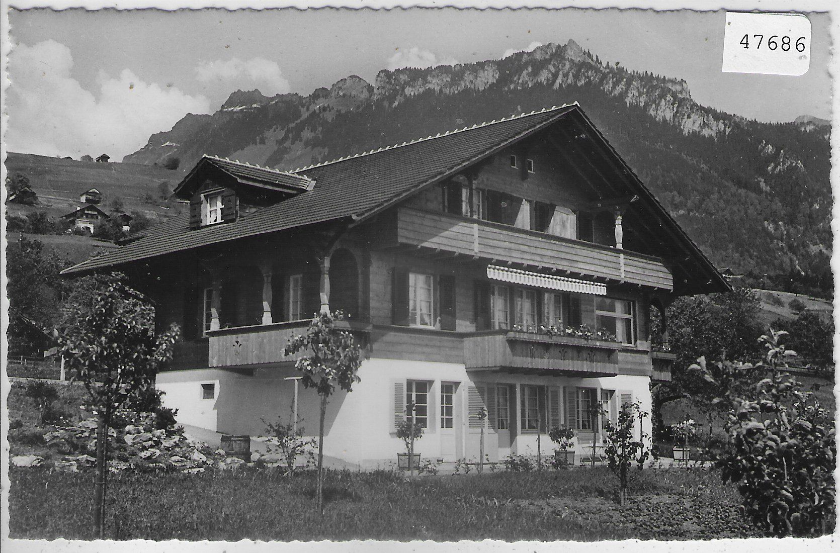 Ansichtskarten: Pension Chalet Stettler - Sigriswil – Gebraucht aus Ettingen von Kartenplanet
