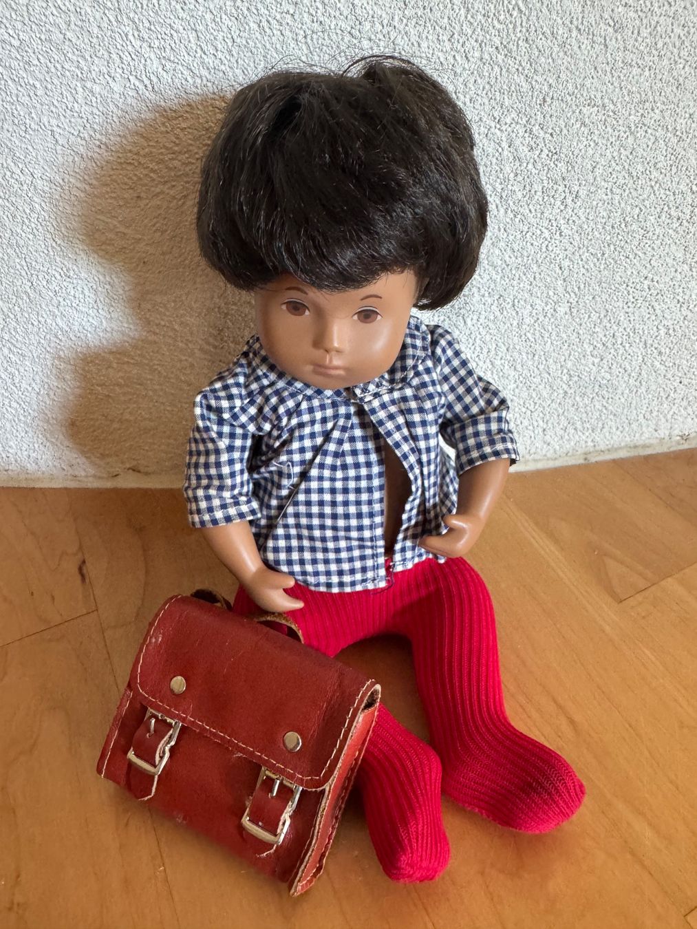 Sasha Morgenthaler Bambole: Original Sasha Puppe mit Schultasche – Usato da Grüningen venduto da diking06