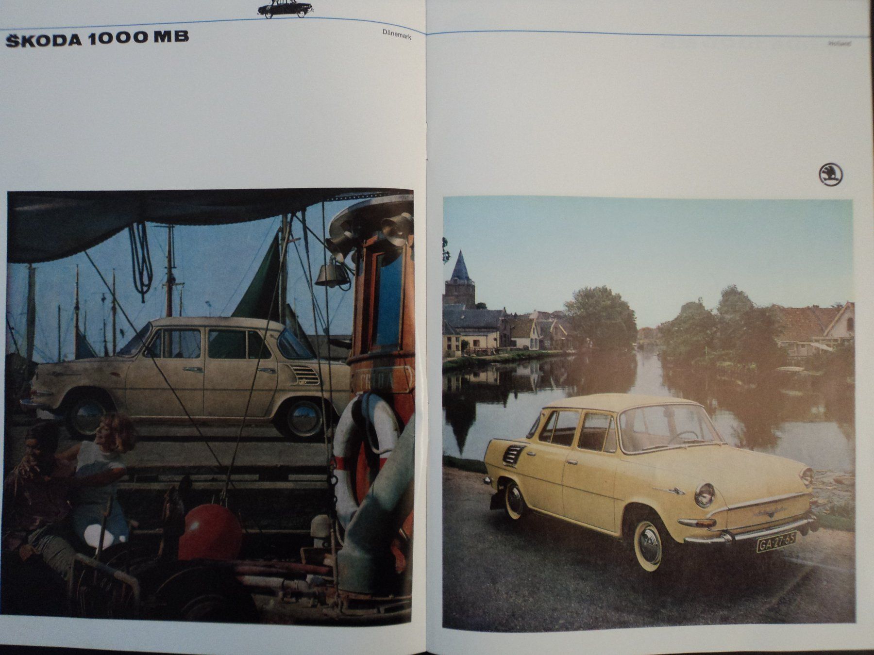 Skoda Documenti: Prospekt Skoda 1000 MB – Usato da Schwarzenburg venduto da modelCARama 2