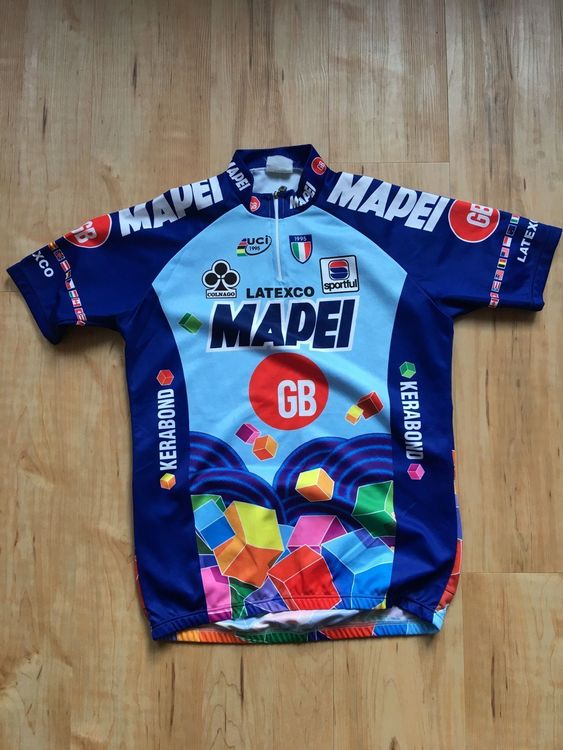 Maillot complet vélo rétro Sportful Quick Step Mapei UCI 1998 Colnago – The Sport Nuggets
