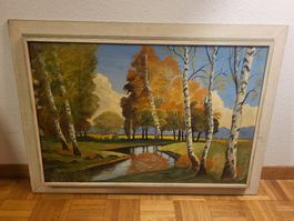Wunderschönes, stimmungsvolles Orginalbild von R St. 1950!