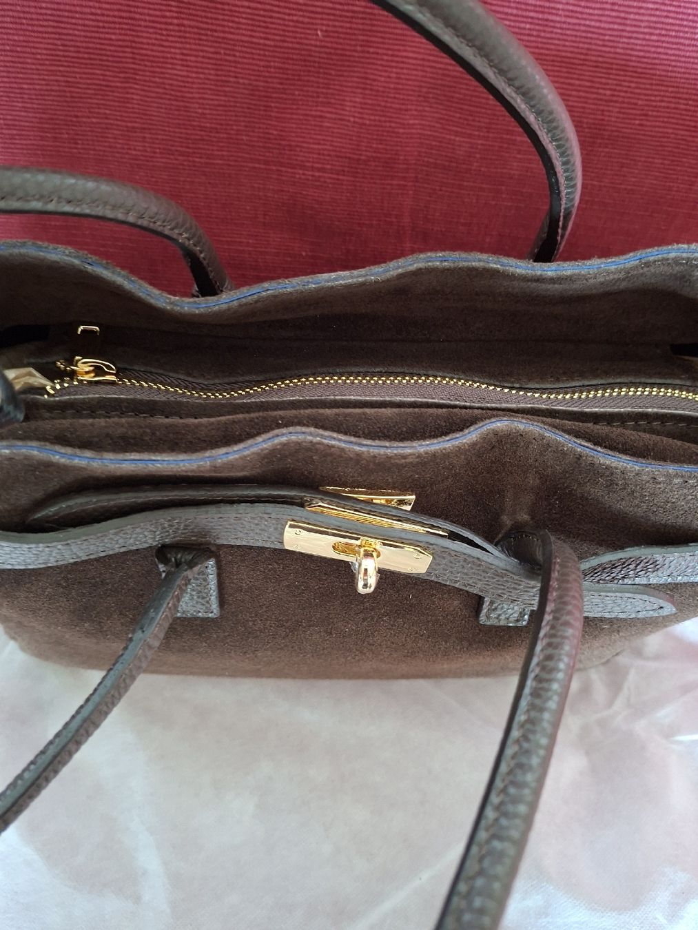 Borse da donna: Schöne Wildleder/Ledertasche – Nuovo e nell'imballaggio originale da Adliswil venduto da ani_l7ql 2