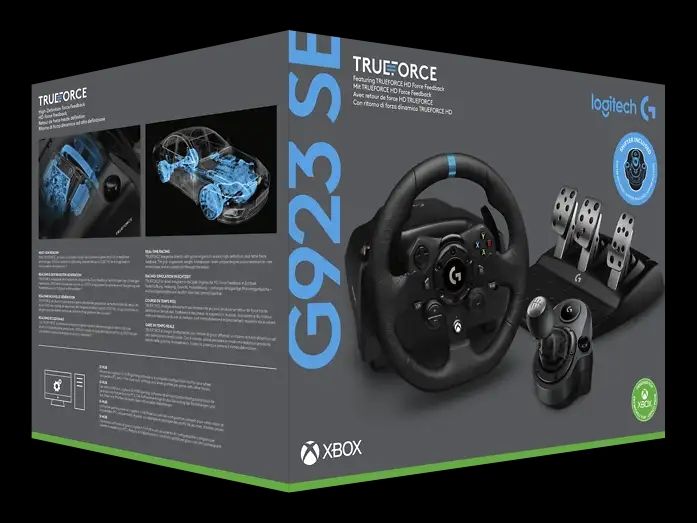 Logitech Controller: Logitech steering wheel G923 for Xbox/PC + shifter – Gebraucht aus Wallisellen von yeh_t2w2