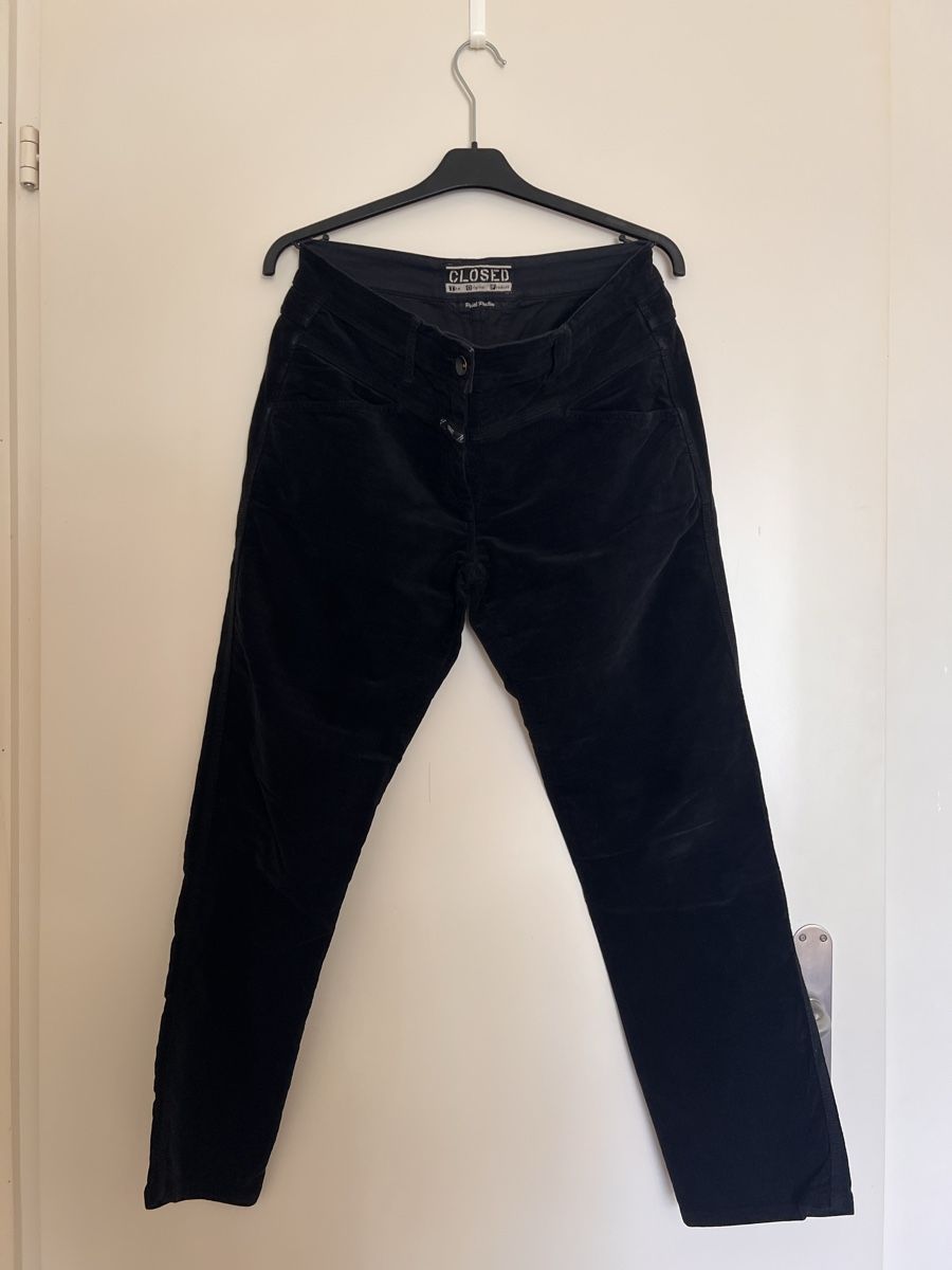 Closed Pantaloni: CLOSED Hose | Samthose | Grösse 40 (IT 46) - Schwarz – Usato da Zürich venduto da Ka-Scha 3