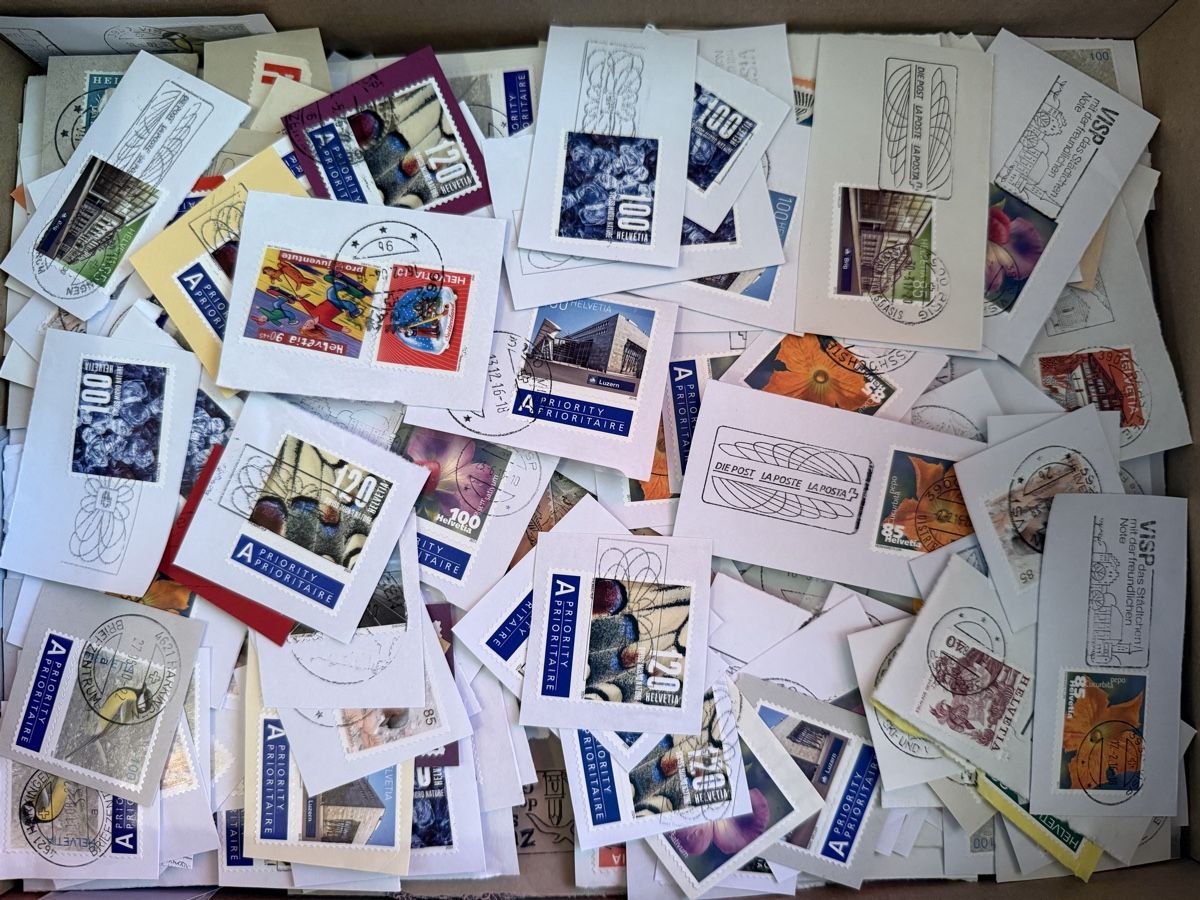 Alle Briefmarken: Briefmarkensammlung Schweiz knapp 1.5 Kilo – Gebraucht aus Affoltern am Albis von jonas1009 5
