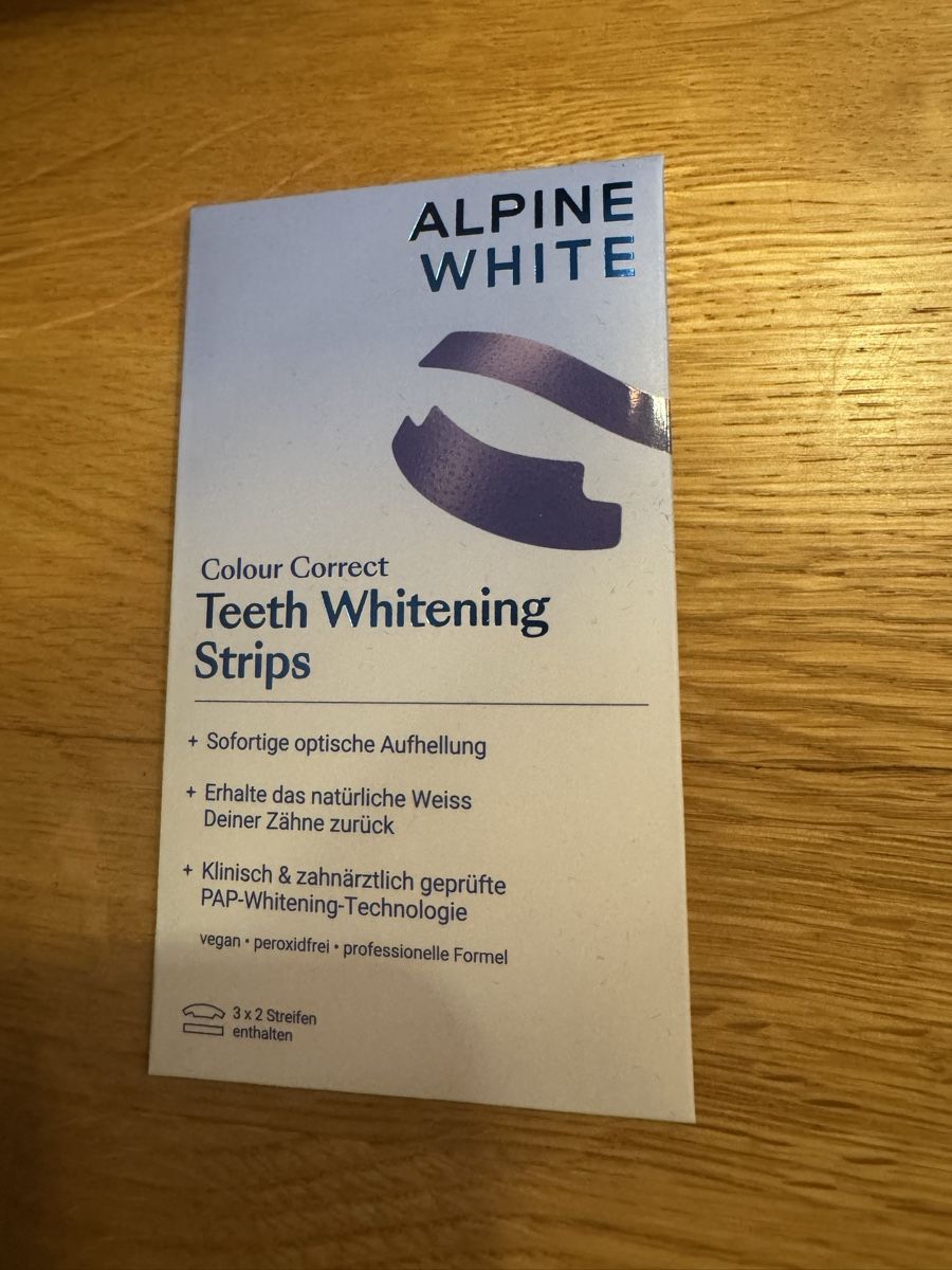 Cura dei denti: Alpine White Zahnaufhellungsstreifen NEU – Nuovo e nell'imballaggio originale da Winkel venduto da Schorley