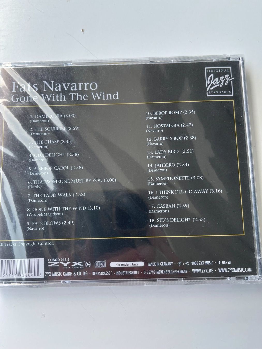 CD: Fats Navarro - Gone with the Wind – Nuovo e nell'imballaggio originale da Rüti ZH venduto da alumedien 1