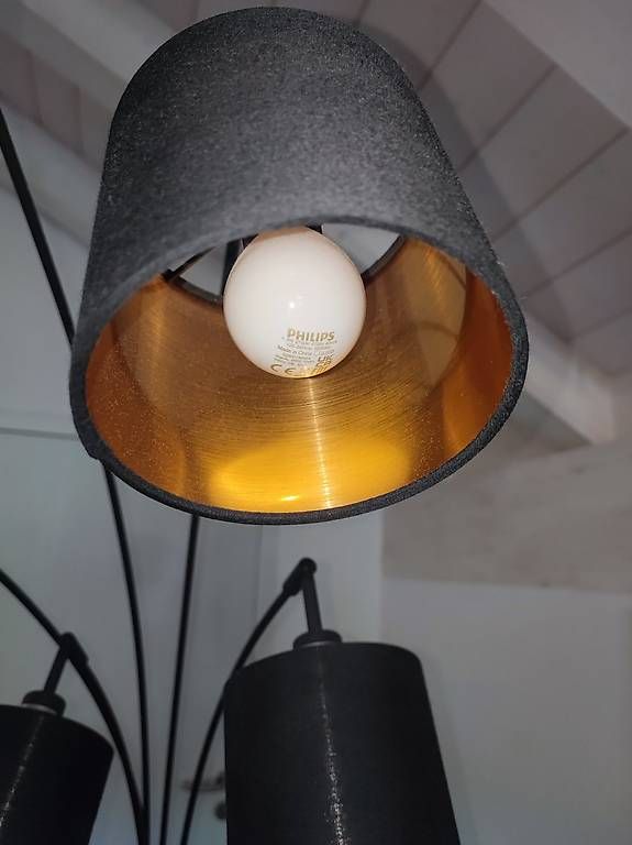 Lampade: moderne Ständerlampe schwarz, inkl. Leuchtmittel – Usato da Spiez venduto da passion4dogs 3