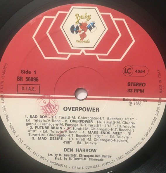 Schallplatten: Den Harrow - Overpower (LP) – Gebraucht aus Grüningen von azulvinyl 3