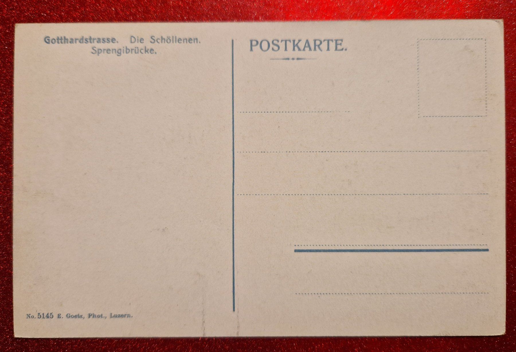 Cartoline postali: Gotthardstrasse - Schöllenen top – Nuovo (secondo la descrizione) da Melchnau venduto da Fishel 1