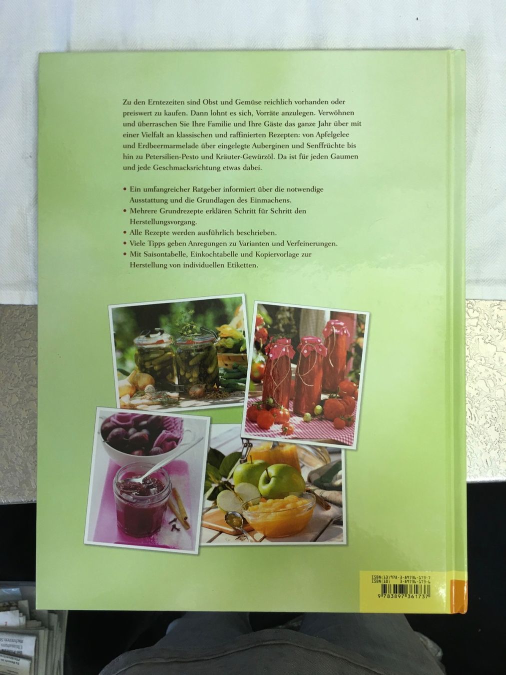 Libri: Einmachen  -  Sachbuch von Elsbeth Bangert – Usato da Bern venduto da rewe45 5