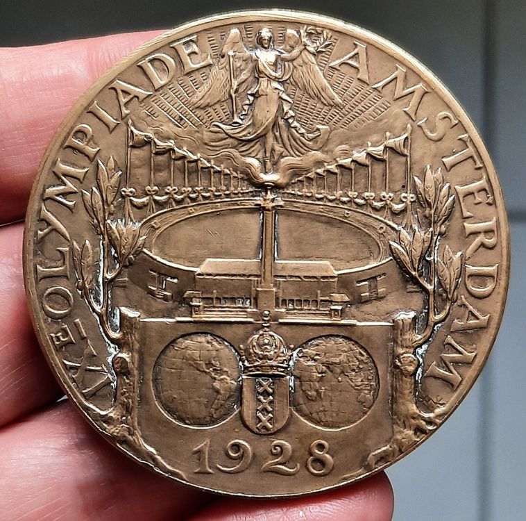 Médaille De Participation Originale Des Jeux Olympiques De 1928 - Pièce De Collection Historique