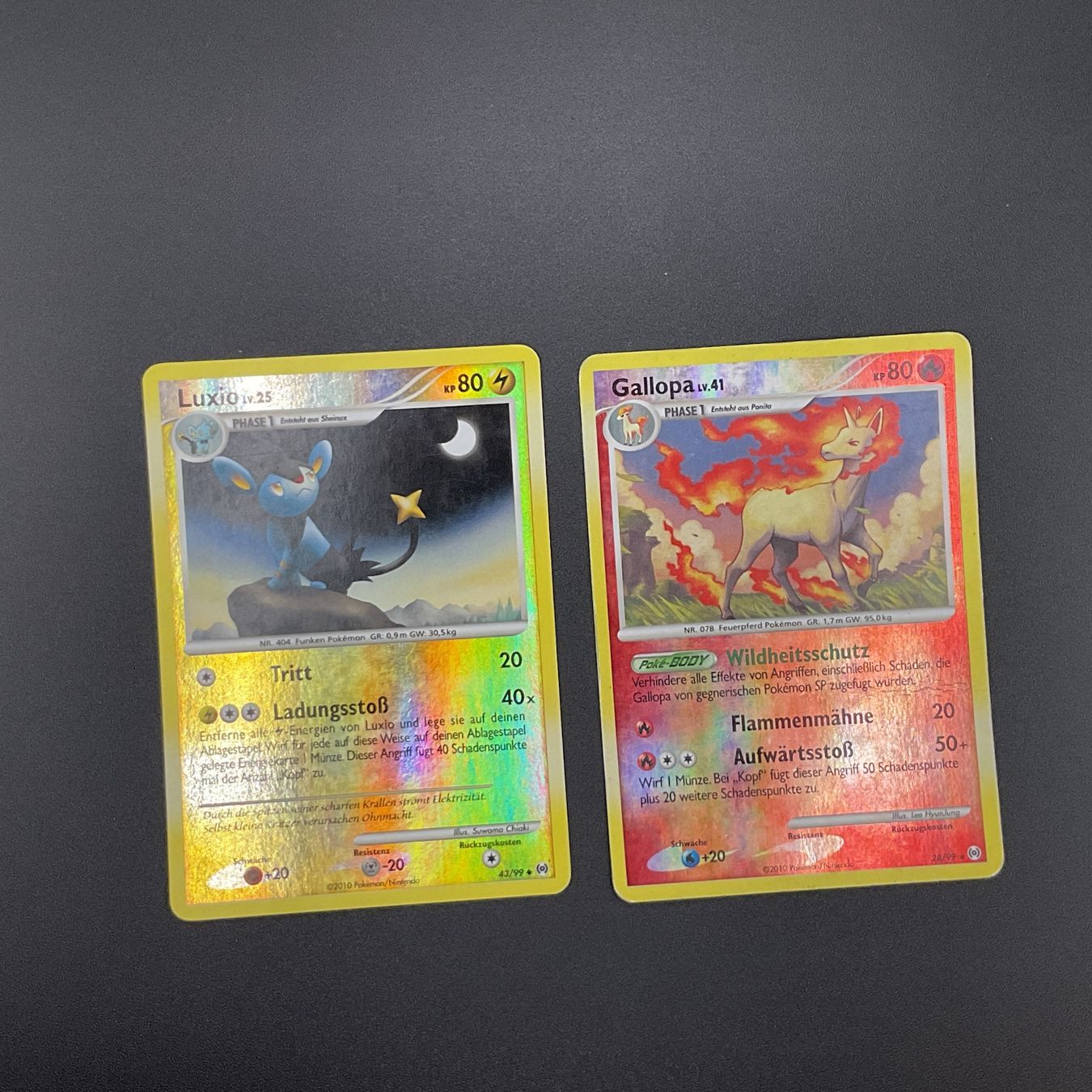 Pokémon Carte collezionabili: Pokémon 7x  Reverse Holo Platin DE Ab 1 -. – Usato da Niederuzwil venduto da NadineS75 5