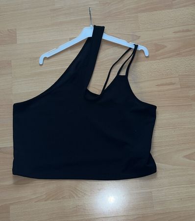 crop top schwarz