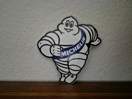 Emailschild Michelin Reifen Service Werkstatt Emaille Schild