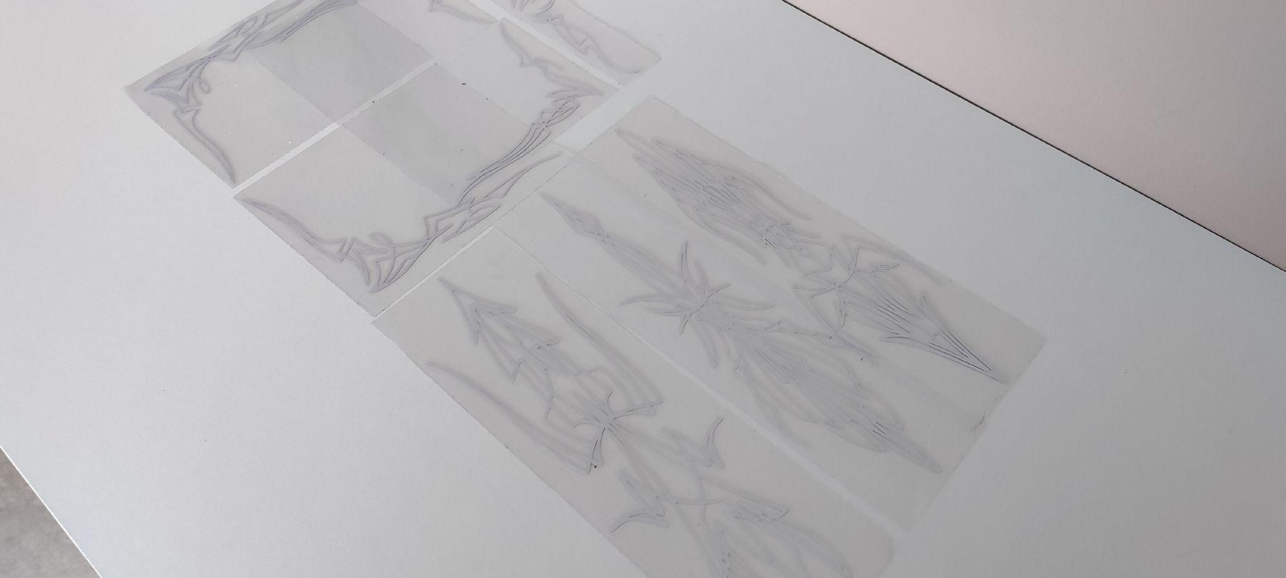 Sticker: Aufkleber - Weiss-Silber|reflektierend|Pinstrips|Custom – Nuovo (secondo la descrizione) da Boswil venduto da MAF_952 4
