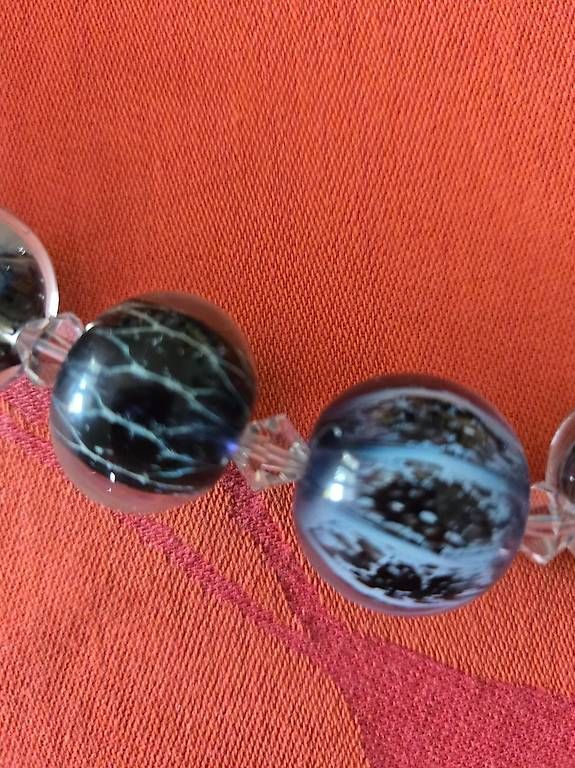 Catenine: Collier en boule de verre – Usato da Gilly venduto da per_jpp8 1